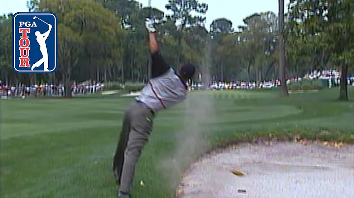 Tiger Woods incredible bunker shot at 1999 RBC Heritage