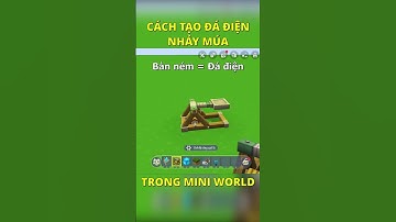 Đá Điện Nhảy Múa Siêu Ảo Trong #miniworld | #aliengame #miniworld #shorts