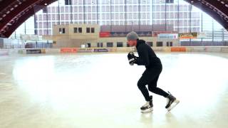 Forward Skating Drill:  Long Inside Edges