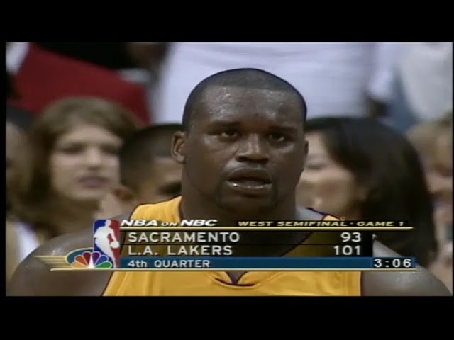 NBA Playoffs 2001 - Shaq says Webber gone, and Kings hurting