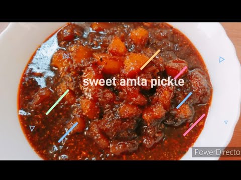 Sweet Amla pickle/ Immunity booster Gooseberry pickle   @ Yummy bites with Amita