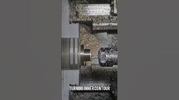 Just machining - turning custom bronze bushings on cnc lathe #cnc #manufacturing
