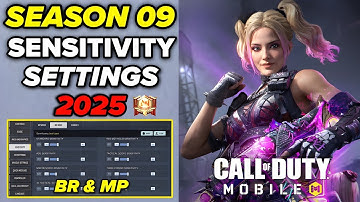 *Season 09*Ultimate Zero Recoil Sensitivity Settings For Call of Duty Mobile For BR & MP(2025)
