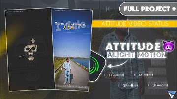 Trending Attitude Status Editing😎Alight Motion Full Project | Gujarati Status | Attitude Video 2025