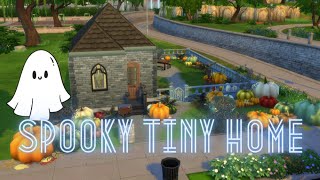 Spooky Tiny Home  || (No CC)  || Sims 4 Speed build