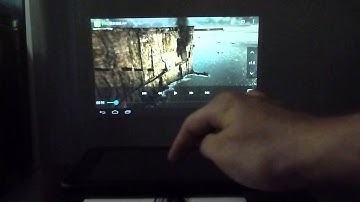 SmartQ U7 Projector Android Tablet Demo 1