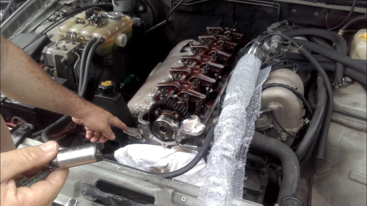 AU Falcon 4.0 release and reset timing chain tensioner easy way. XR6