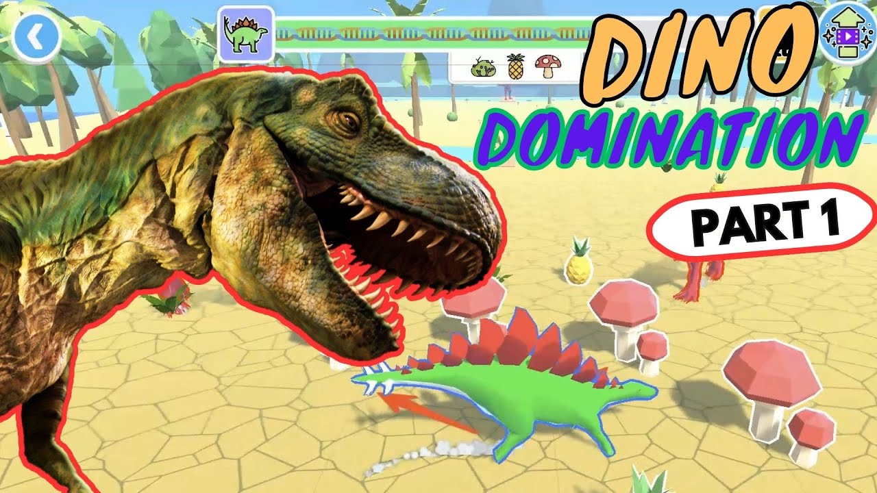DINO DOMINATION - PART 1 KIDS MINI GAME - YouTube