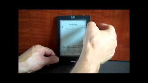 Kobo Touch eReader.mp4