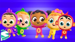 Beş Küçük Maymun Sayıları Saymak Anaokulu Okul Öncesi Eğitim Cocuk Sarkilari Türkce