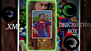 Tumse Mohabbat Hai Haa ❤️😌! New love ❤️ song Xml File! Alight Motion! Xml Sad and Love 💕!