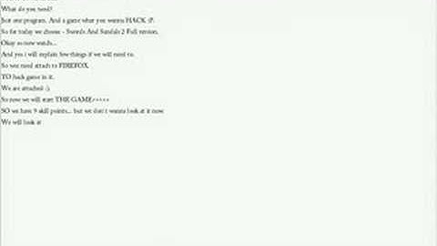 #1 HowTo... HACK FLASH GAMES.