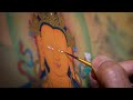 Manjushri eye opening  enlightenmentthangka