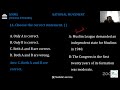 NMMS SAT National Movement MCQ 14