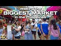 The biggest market in the philippines  walking tour 4k