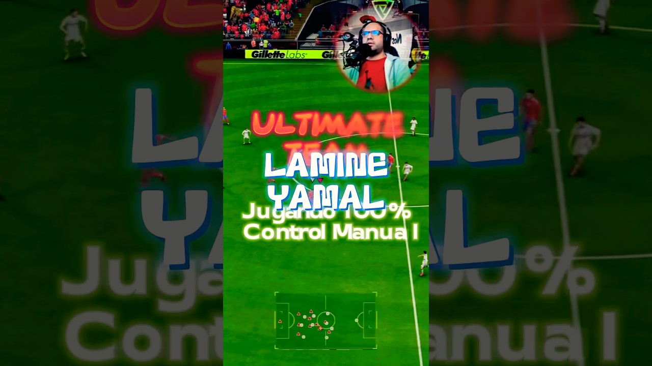 GOL de MANUAL con Lamine Yamal: Regate DOBLE y remate CRUZADO ⚽ FC 25