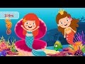 Mermaid and Relaxing Music | pirate fish turtle sea horse | sea animals | Lullaby for Kids &amp; Babies