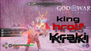 A Youtuber Challenged Me for KING HROLF KRAKI NO DAMAGE  NG+ GMGOW God of War Ragnarök_4K