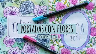 PORTADAS PARA CUADERNOS CON ACUARELAS 📚 PORTADAS BONITAS CON FLORES (Nica  Bernita) - thptnganamst.edu.vn