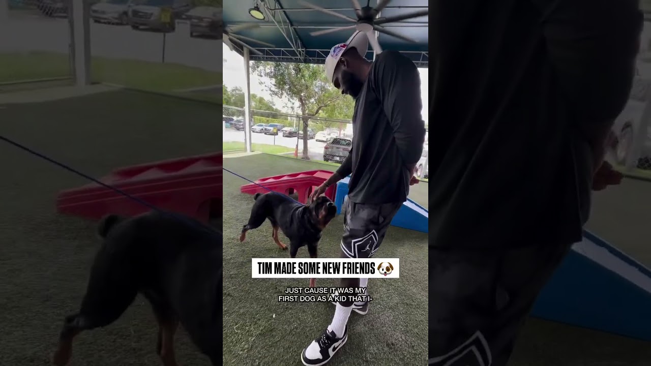 When Tim Hardaway Jr. visits Miami-Dade Pet Adoption you know it’s gonna be a good day ❤️