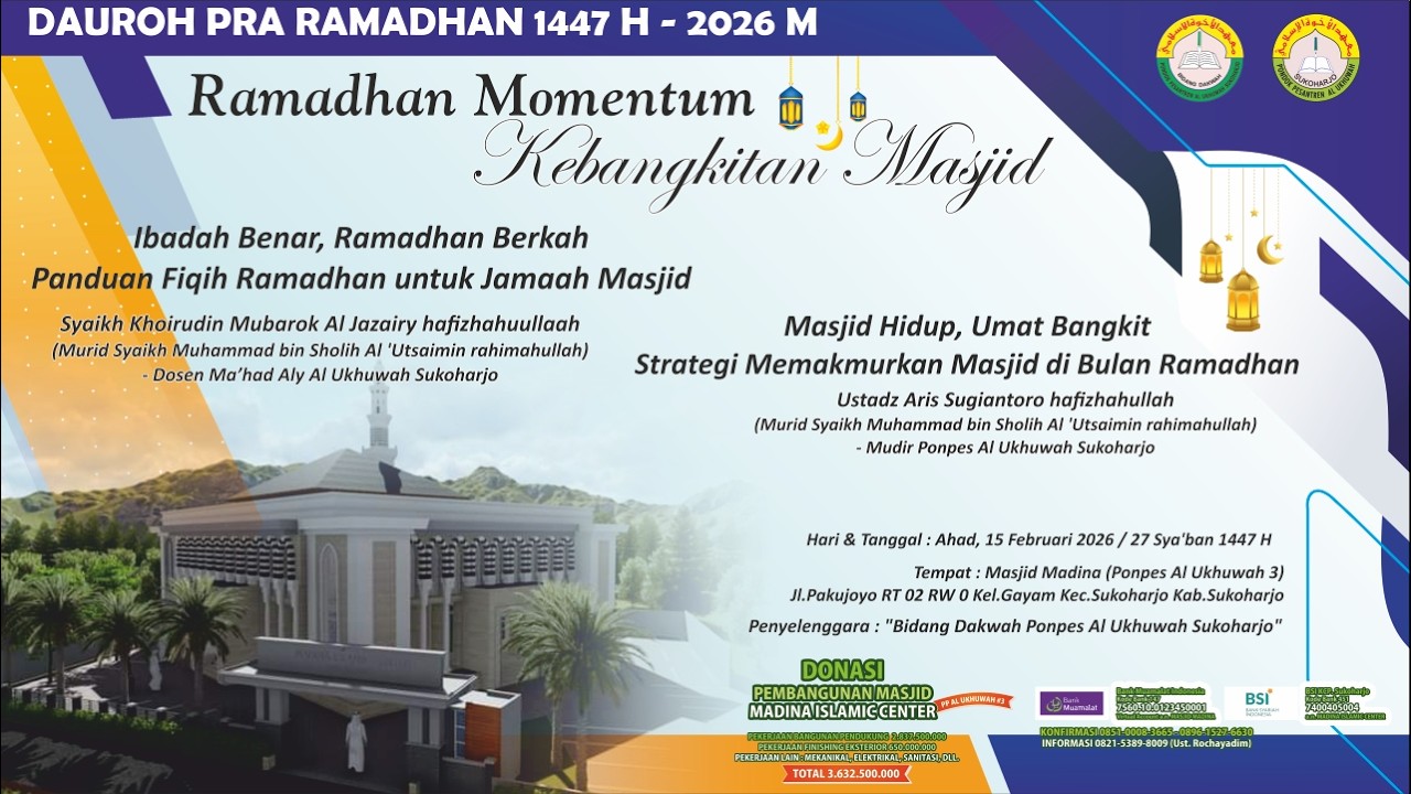 Ramadhan Momentum Kebangkitan Masjid