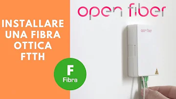 Come portare il cavo fibra in casa?