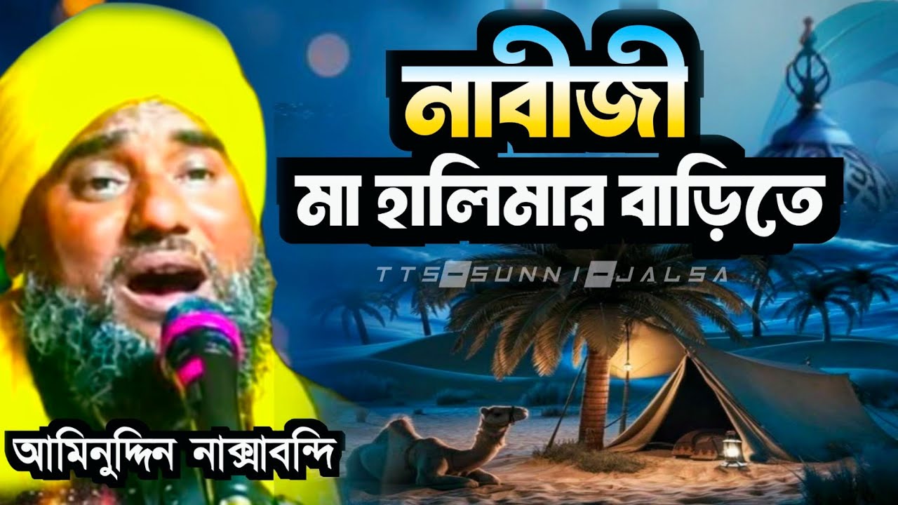 হযরত মা হালিমার বাড়ির ঘটনা/ মাওলানা আমিনুদ্দিন /Aminuddin Waz / Aminuddin Jalsa /Bangla Jalsa/ TTS 