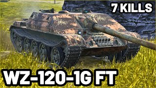 Wz-120-1G Ft 6.1K Damage 7 Kills Wot Blitz Pro Replays
