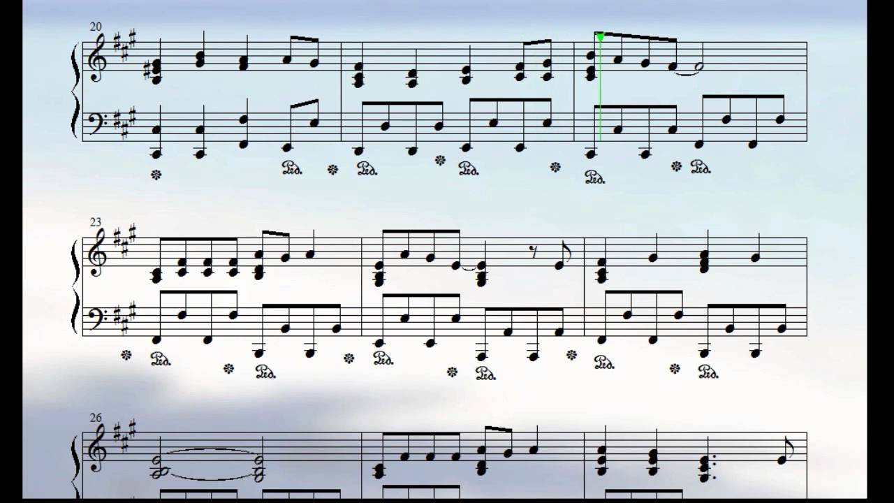ピアノ楽譜で Mermaid Girl (Beatmania IIDX 18 Resort Anthem) Piano