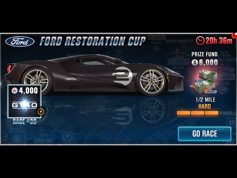 Csr2 Ford Gt Tune And Shift Pattern To Beat Race 28 On The Ford Restoration Cup 0 100 Sprint Race Youtube