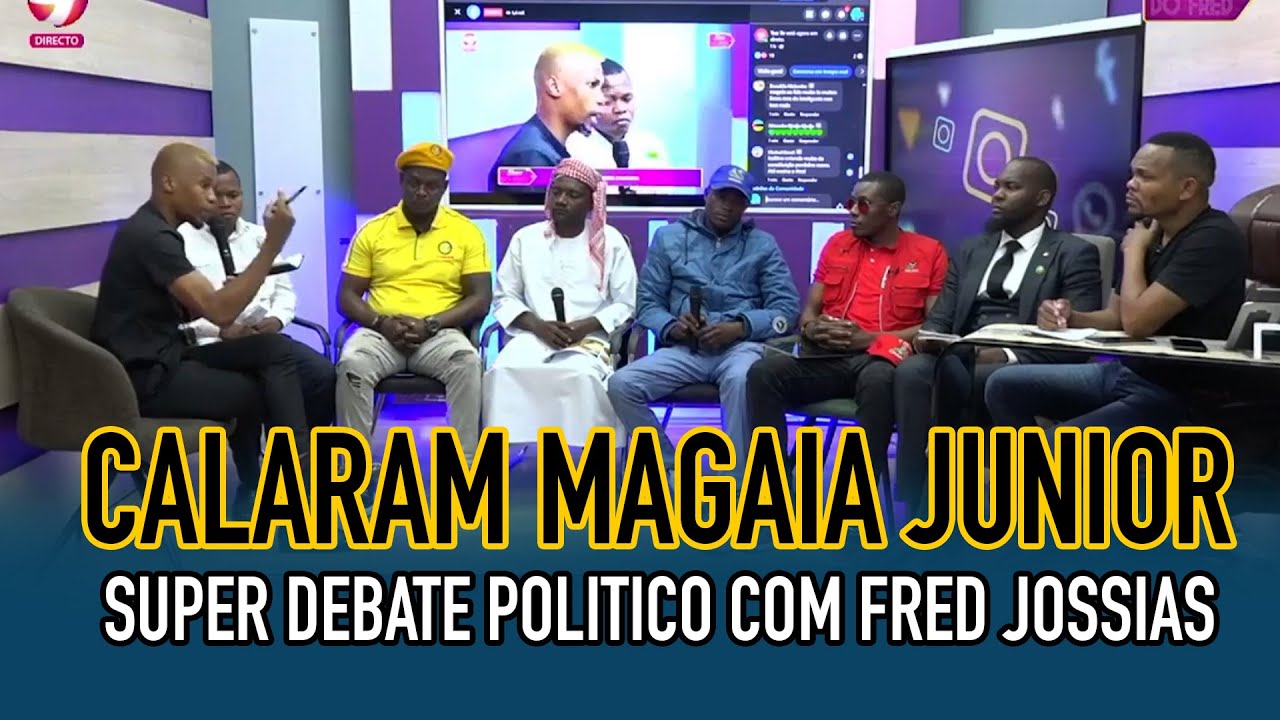 MAGAIA JUNIOR SEM PALAVRAS NUM GRANDE DEBATE COM FRED JOSSIAS NA TTV