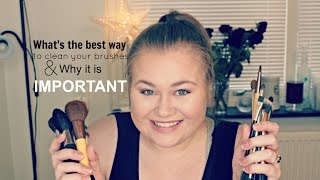 Tutorial | Figuring out The Best Way & Why its IMPORTANT to Clean Your Makeup Brushes | 2016