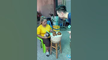 Uống trà sữa thả ga chỉ với 5k, trà sữa siêu to p1  |Lâm Long Trà Sữa #shorts