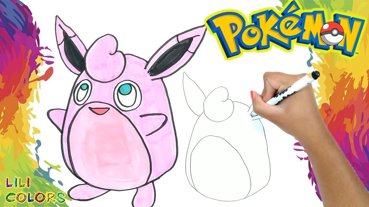 Como Desenhar o Pokémon Jigglypuff 