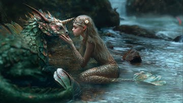 ✨🧜🏼‍♀️🐉 The Mermaid & the Dragon | Fantasy Music & Ocean Waves | Relax, Meditate, Dream | 6 Hrs