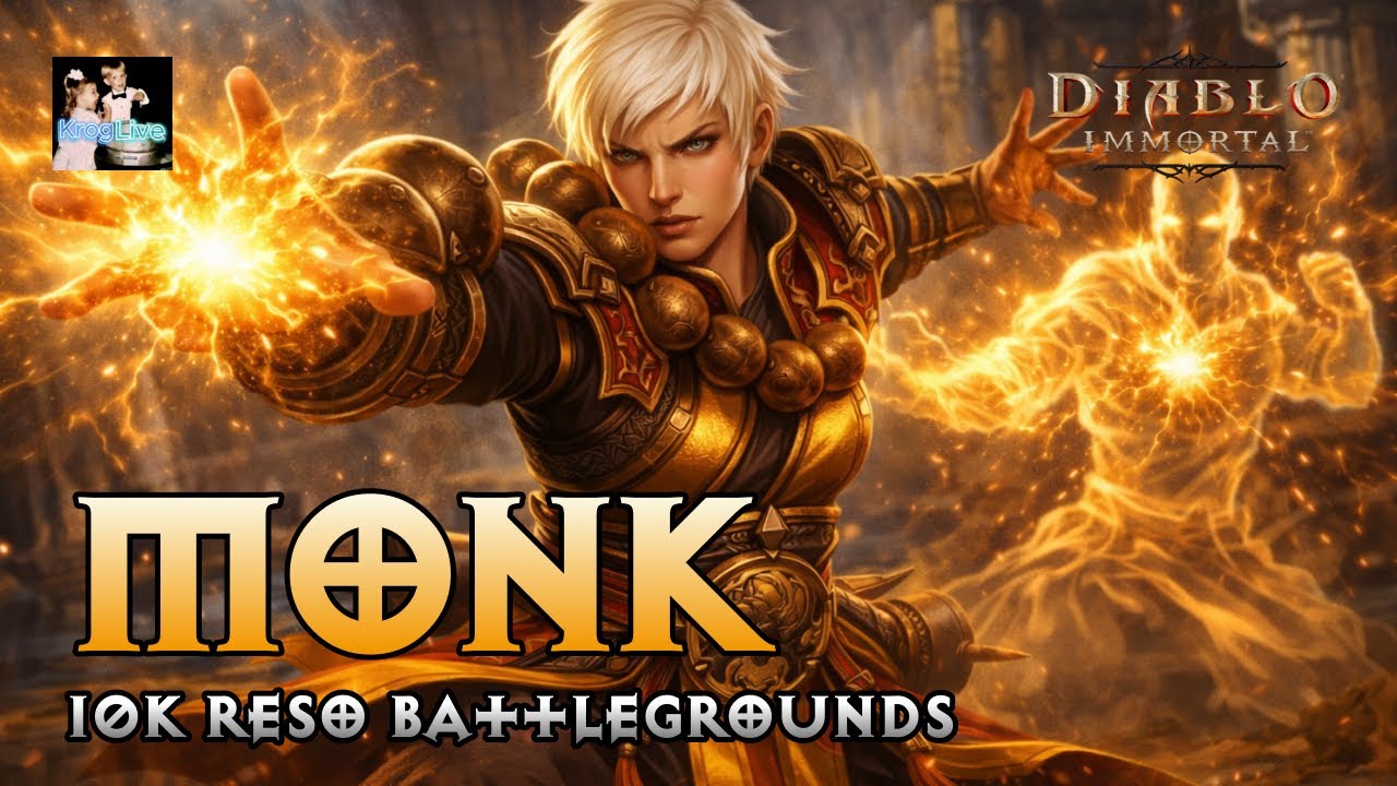 10K Reso - Exploding, 7 Sided, Mystic, Zen - Monk Meta Build! | Diablo Immortal