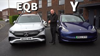 7 seater EV surprise - Mercedes EQB v Tesla Model Y. The unknown niche electric car is good!