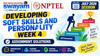 Developing Soft Skills and Personality Week 4 Assignment Answers 2026 | NPTEL July 2026 | NPTEL screenshot 3