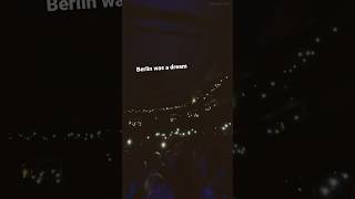 Thank you to Ed Sheeran for asking me to open your show in Berlin. This was a dream come true!