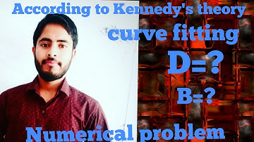 Numerical on curve fitting BY Kennedy