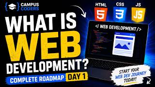 What is Web Development? 🌐 | Complete Beginner Roadmap 2026 | Day 1 | HTML, CSS & JavaScript