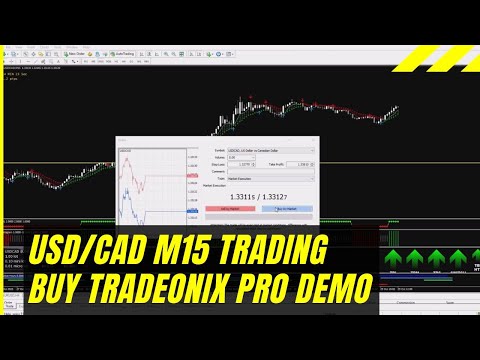 USD/CAD M15 Forex Trading Buy Tradeonix Pro System Demo