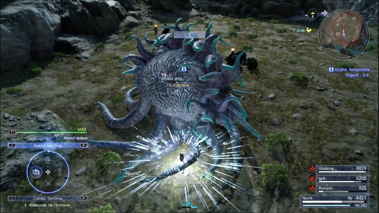 FFXVTimed Quest 2 Malboro & Malbodoom, comme un blaireau YouTube
