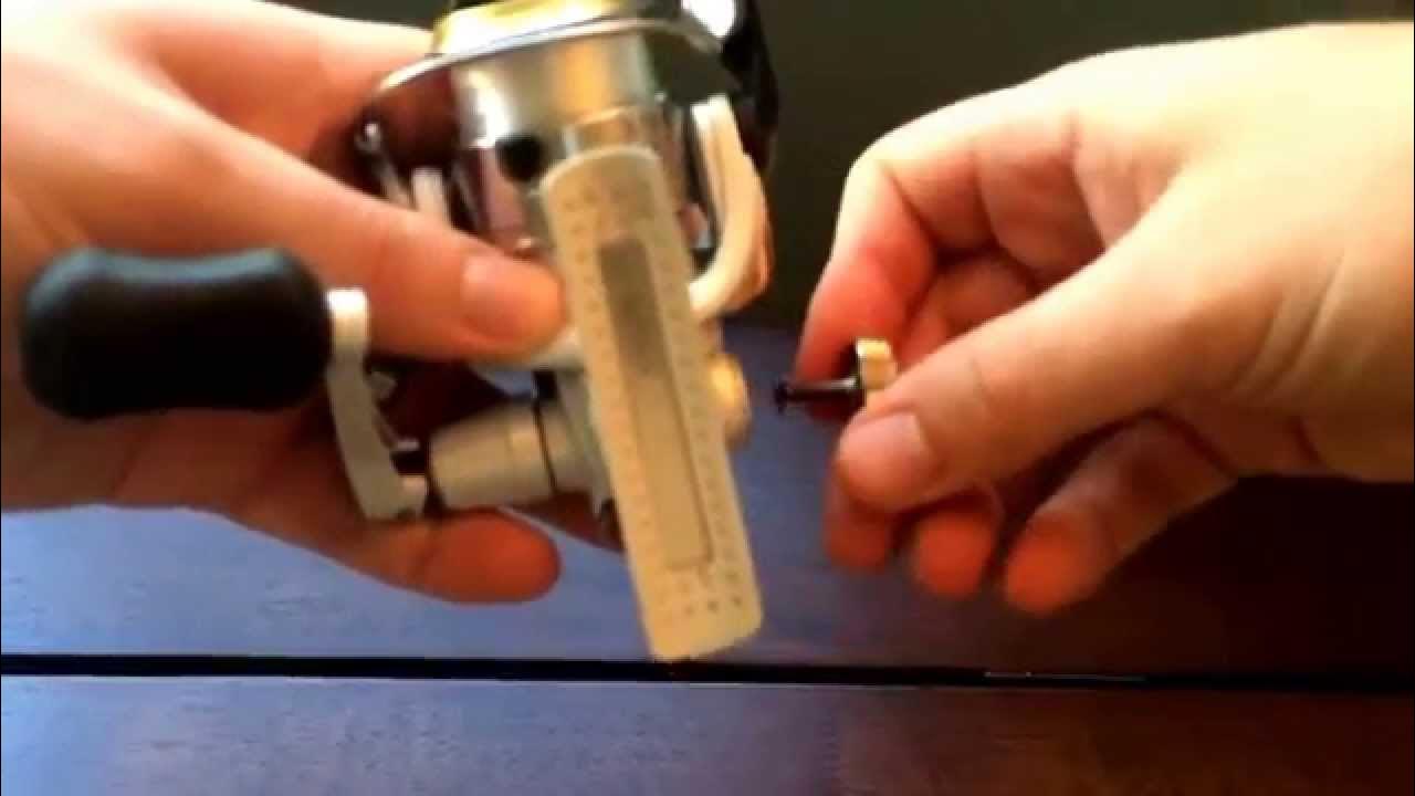 Flip your reel handle from left to right 