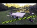 DIY Inexpensive Floating Dock Build