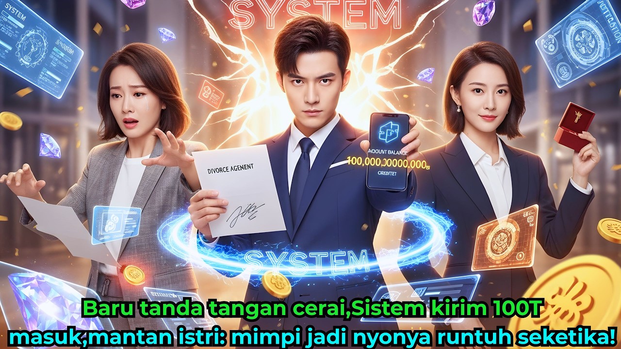 Baru tanda tangan cerai—Sistem kirim 100T masuk,mantan istri: mimpi jadi nyonya runtuh seketika!