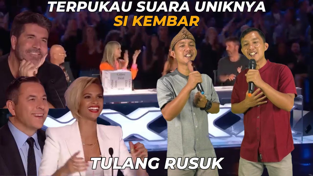 SEMUA TERPUKAU SUARA UNIKNYA SI KEMBAR DENGAN LAGU TULANG RUSUK