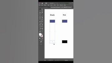 How to create shades & tints of a color in Illustrator.  #shorts #trending #graphicdesign