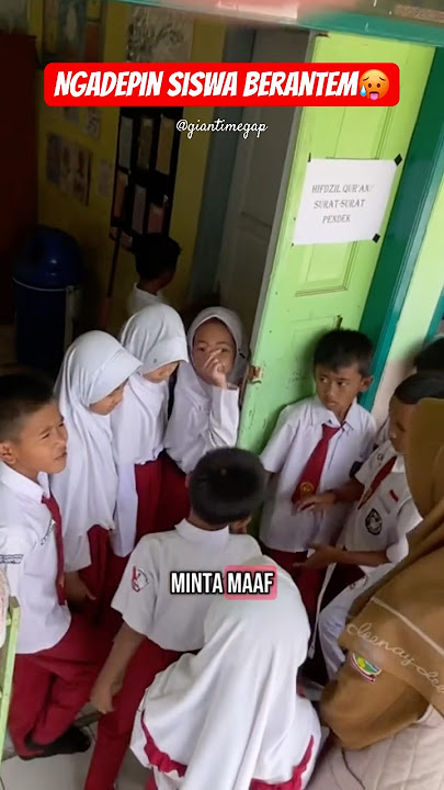 Jgn berantem dong😖 #anaksekolah #kontenguru #trendingshorts #fypシ゚ #viralvideo #bocilsd #berantem
