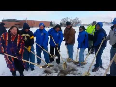 Little Wound School's Arctic Ground Breaking Ceremony